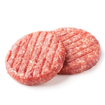 Beef Patty 80/20 8-1 Wide - Local