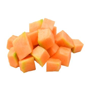 Pile of Cantaloupe Chunks