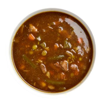 Bowl of Beef Vegetable Soup