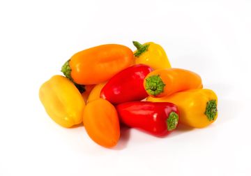 Pile of Mini Sweet Peppers