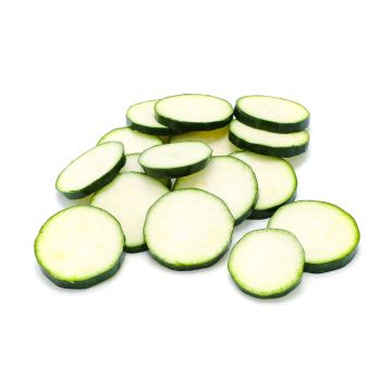 Fresh-Cut Thin Zucchini Squash Coins